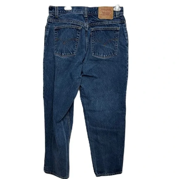 Levi's Women's 550 Relaxed Fit Tapered Leg Jeans 14 Misses Short - Picture 2 of 5